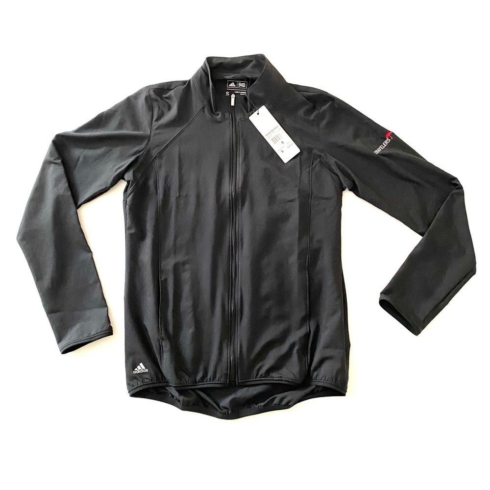 Adidas Golf Essential Wind Jacket Travelers Golf Logo